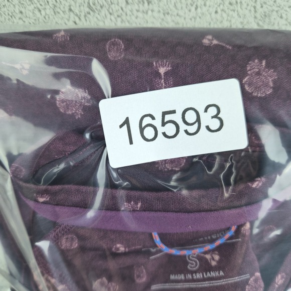 Patagonia Top Womens Small Burgundy Patterned Capalene Midweight Base Layer - Picture 13 of 13